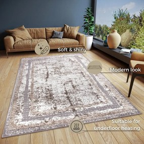 Tappeto in beige-argento 200x280 cm Shine Classic - Hanse Home
