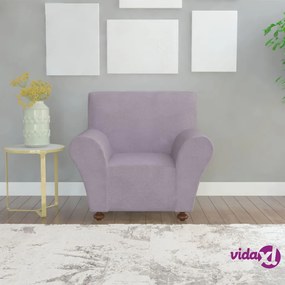 vidaXL Copridivano elastico fodera grigio in poliestere jersey