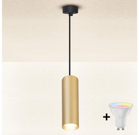 Brilagi - Lampada a sospensione LED dimmerabile SELE 1xGU10/6,5W/230V nero/oro