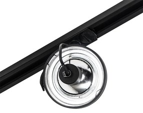 Faretto da binario monofase nero - Go