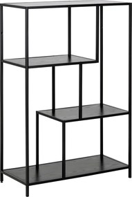 Libreria nera 77x114 cm Seaford - Actona