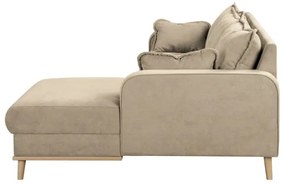 Divano angolare beige (angolo destro) Beata - Ropez