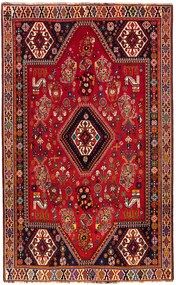 Shiraz Tappeto persiano 170x280 Rosso (Iran) Annodato A Mano