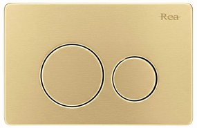 Pulsante per supporto set da incasso WC Rea I K011A-Q Gold Brush