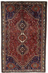 Shiraz Tappeto persiano 290x190 Rosso (Iran) Annodato A Mano