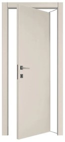 Porta interna rototraslante Leda in legno colore beige, L 90 x H 210 cm, apertura reversibile