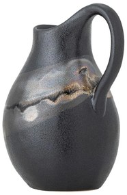 Vaso grigio scuro in gres (altezza totale 15 cm) Alvena – Bloomingville