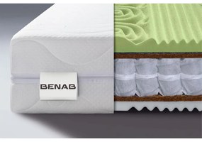 Materasso a molle dure/medie double-face 160x200 cm Visco Sleep - BENAB