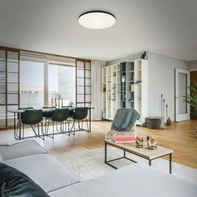 Briloner 7068-015 - Plafoniera LED FLAME LED/24,5W/230V 3000K nero