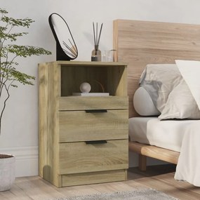 Comodino Rovere Sonoma İn Legno Multistrato /