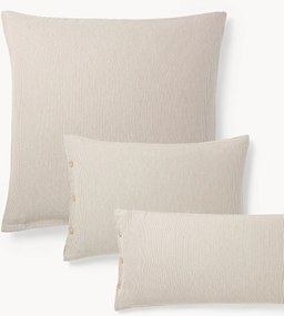 Federa in flanella a righe sottili Javon