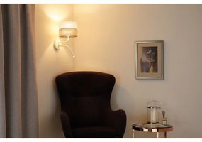 Brilagi - Applique ROYAL YUTE 1xE27/15W/230V + 1xG9/6W beige/color crema/bianco