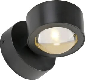 Schöner Wohnen 19331-18 - Lampada da parete LED CHIA 2xLED/2W/230V, nero