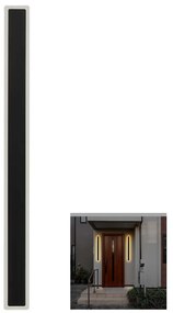 Applique a LED da esterno LED/17W/230V 3000K IP65 nero