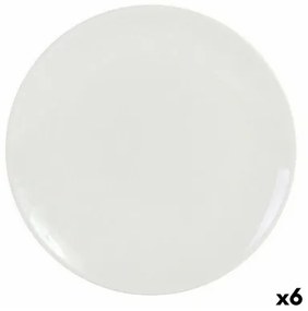 Piatto da pranzo La Mediterránea GR39659 Gres Avorio (6 Unità) (26 cm)