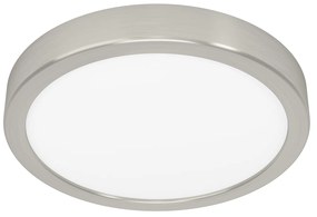 Plafoniera Moderna Fueva 5 In Acciaio Nichel Satinato Led 17W Ip20