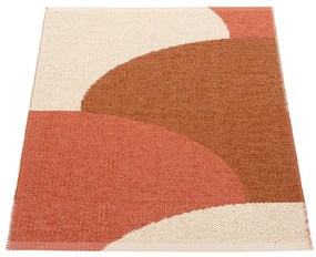 Tappeto da interno/esterno color mattone 70x90 cm Hill Brick Rust – Pappelina