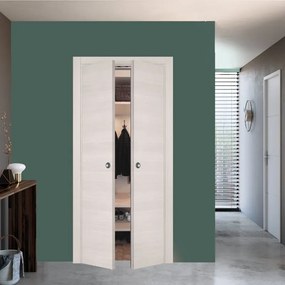 Porta per cabina armadio a battente Oxford in legno colore beige, L 80 x H 210 cm, apertura reversibile