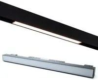 Faretto track magnetico barra slim LED 10W binario 48V hotel ufficio negozio 30cm Dimmerabile luce CCT 3000K 4000K 6400K