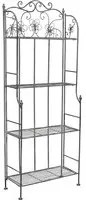 Scaffale 4 ripiani in acciaio 60x158x31 cm