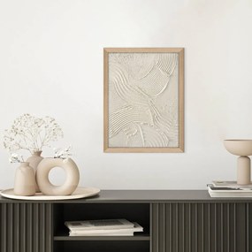 Quadro dipinto a mano 32,5x42,5 cm Sand shadows - Malerifabrikken