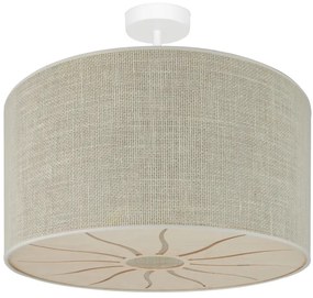 Brilagi - Lampadario a plafone COUNTRY ROLLER 1xE27/15W/230V diametro 45 cm color crema