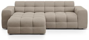 Divano angolare marrone (con penisola a sinistra/con chaise lounge) Kendal – Micadoni