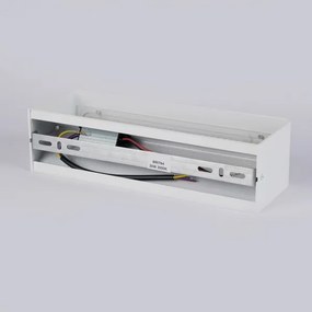 Brilagi - Lampada da parete LED per esterni DONNANI LED/12W/230V 30 cm bianco IP44