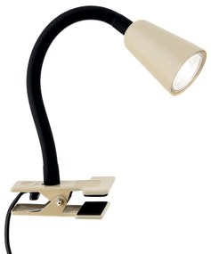 Orion - Lampada da tavolo flessibile con clip DOTTY 1xGU10/10W/230V beige/nero