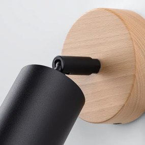 Sollux SL.1290 - Faretto da parete VERDO 1xGU10/10W/230V nero