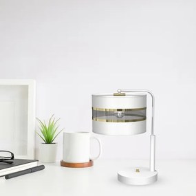 Lampada da tavolo ULTIMO 1xE27/6W/230V bianca