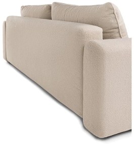 Divano beige allungabile con rivestimento in bouclé 247 cm Quinoa – Bonami Selection