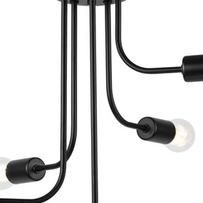 Lampadario a plafone TRINITY 5xE27/15W/230V nero