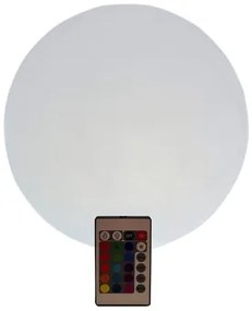 Lampada ad energia solare DKD Home Decor Bianco (30 x 30 x 30 cm)