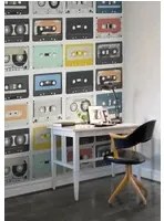 Rebel Walls Carta da parati panoramica Mixed Tape