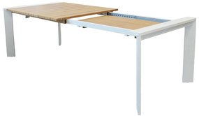 IMPACTO - tavolo con struttura in alluminio verniciato bianco o antracite