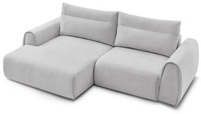 Divano angolare in grigio chiaro Aden – Bobochic Paris