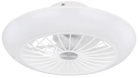 Globo 03632W - Plafoniera LED con ventilatore LAFEE LED/18W/230V