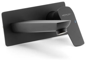 Novaservis - Rubinetto per lavabo da incasso METALIA ECO opaco nero