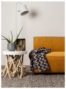 Lampada da terra con testa a fibbia bianca - Zuiver