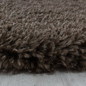 Tappeto marrone scuro 60x110 cm Fluffy - Ayyildiz Carpets