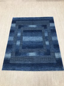 Loribaft Tappeto 190 x 160 Blu (Iran) Annodato A Mano