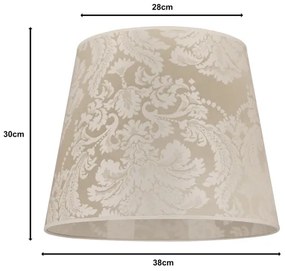 Duolla - Paralume universale CLASSIC L E27 Ø 38 cm oro