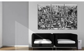 Quadro Panorama incredibile sui tetti di New York  Colore bianco e nero, Dimensioni e Misure 60x40