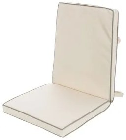 Cuscino per sedie Crema 90 x 40 x 4 cm