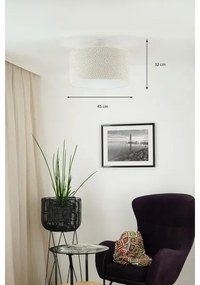 Brilagi - Lampadario a plafone BOUCLE ROLLER 1xE27/15W/230V diametro 45 cm color crema