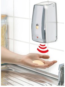 Dosatore di sapone liquido per luce infrarossa in cromo Treviso - Wenko