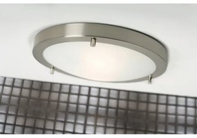 Nordlux - Plafoniera da bagno ANCONA 2xE27/40W/230V IP43 Ø 31,5 cm cromo opaco