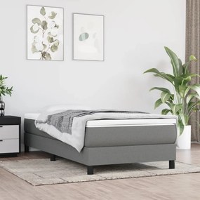 Materasso A Molle Insacchettate Grigio Scuro 100x200x20 Cm /