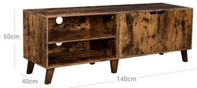 Mobile TV BASTOR marrone/nero